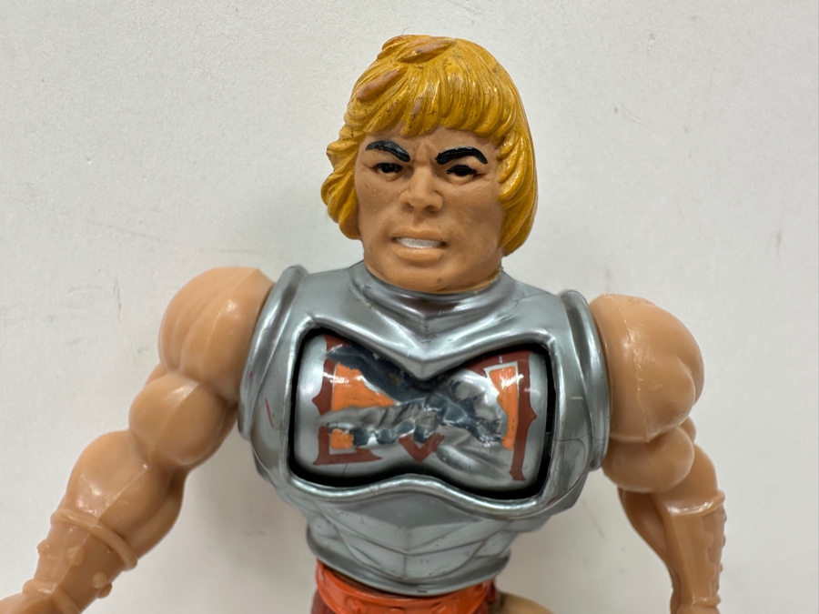 Mattel 1983 Masters Of The Universe Battle Armor He-Man Action Figure 6'H [Photo 3]