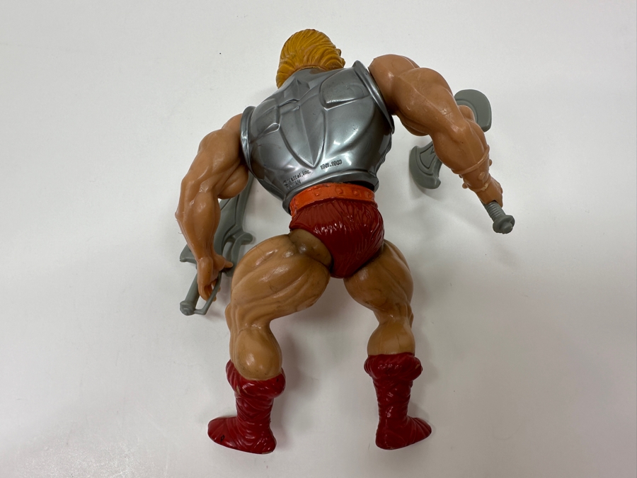 Mattel 1983 Masters Of The Universe Battle Armor He-Man Action Figure 6'H [Photo 7]