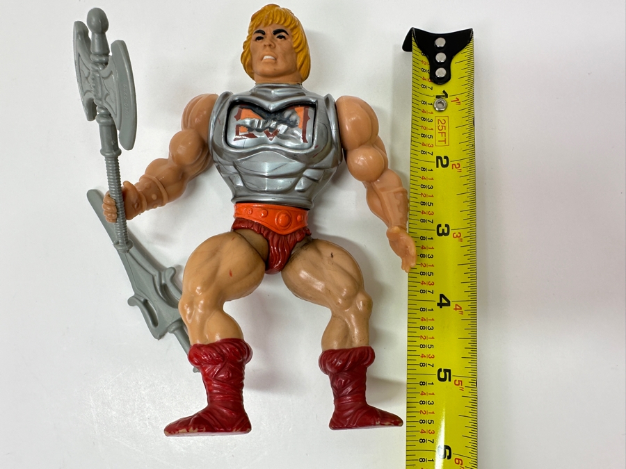 Mattel 1983 Masters Of The Universe Battle Armor He-Man Action Figure 6'H [Photo 9]