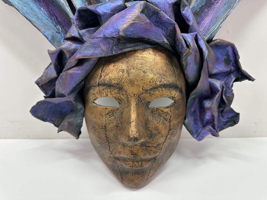 Signed Venetian Mask 24'W X 21'H [Photo 2]