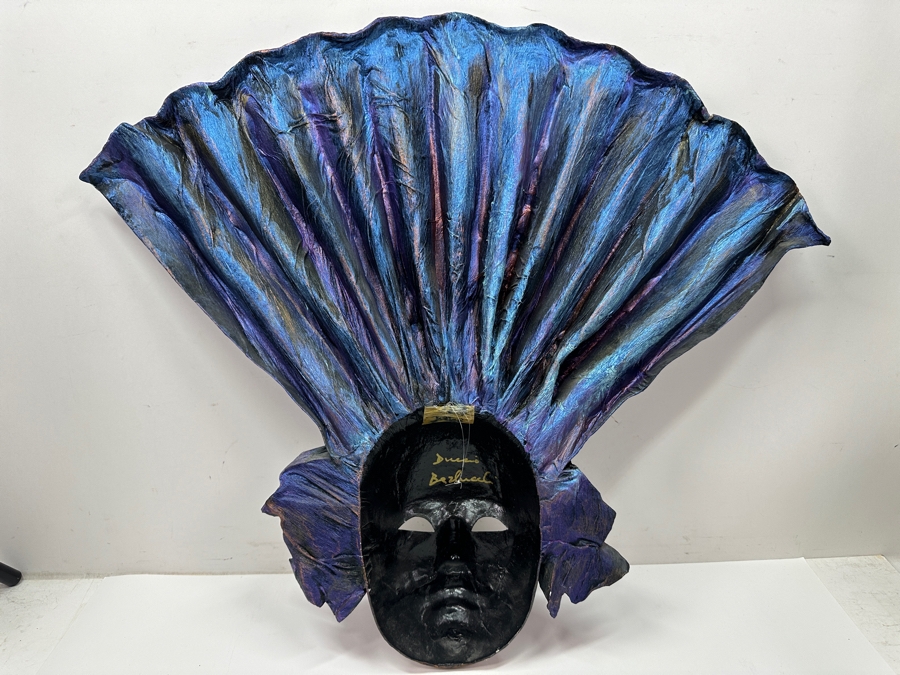 Signed Venetian Mask 24'W X 21'H [Photo 3]