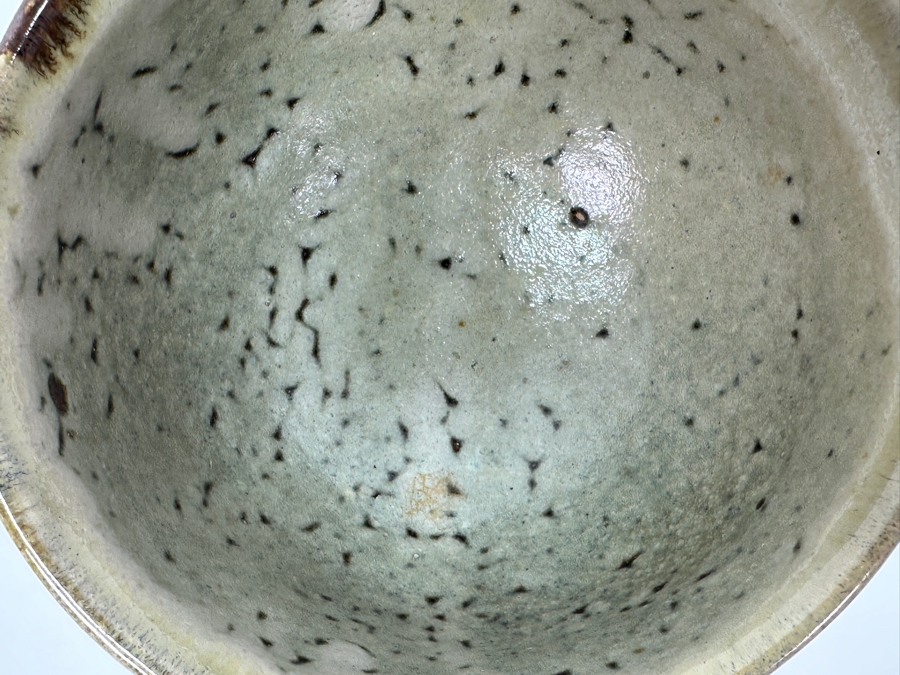 Shoji Hamada (1894-1978, Japanese) Original Studio Pottery Tea Bowl Chawan Vintage 1965 5.5'W X 3.5'H - Started The Mingei (Folk-Art) Movement In Japan - Declared A 'Living National Treasure' In 1955 Estimate $1,500-$6,000 [Photo 6]