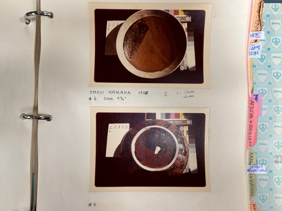 Shoji Hamada (1894-1978, Japanese) Original Studio Pottery Plate / Bowl Vintage 1955 9.75'W - Started The Mingei (Folk-Art) Movement In Japan - Declared A 'Living National Treasure' In 1955 Estimate $2,500-$6,000 [Photo 12]