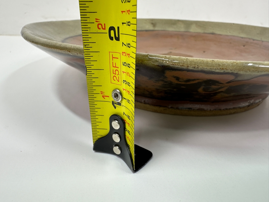 Shoji Hamada (1894-1978, Japanese) Original Studio Pottery Plate / Bowl Vintage 1955 9.75'W - Started The Mingei (Folk-Art) Movement In Japan - Declared A 'Living National Treasure' In 1955 Estimate $2,500-$6,000 [Photo 10]