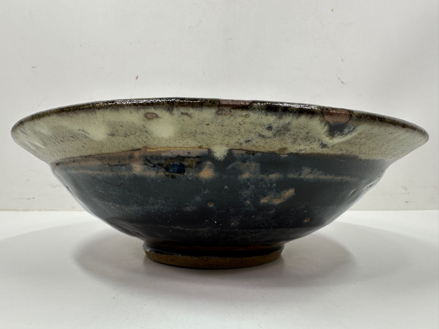 Shoji Hamada (1894-1978, Japanese) Original Studio Pottery Bowl Vintage 1955 9.25'W X 3'H - Started The Mingei (Folk-Art) Movement In Japan - Declared A 'Living National Treasure' In 1955 Estimate $2,500-$6,000 [Photo 5]