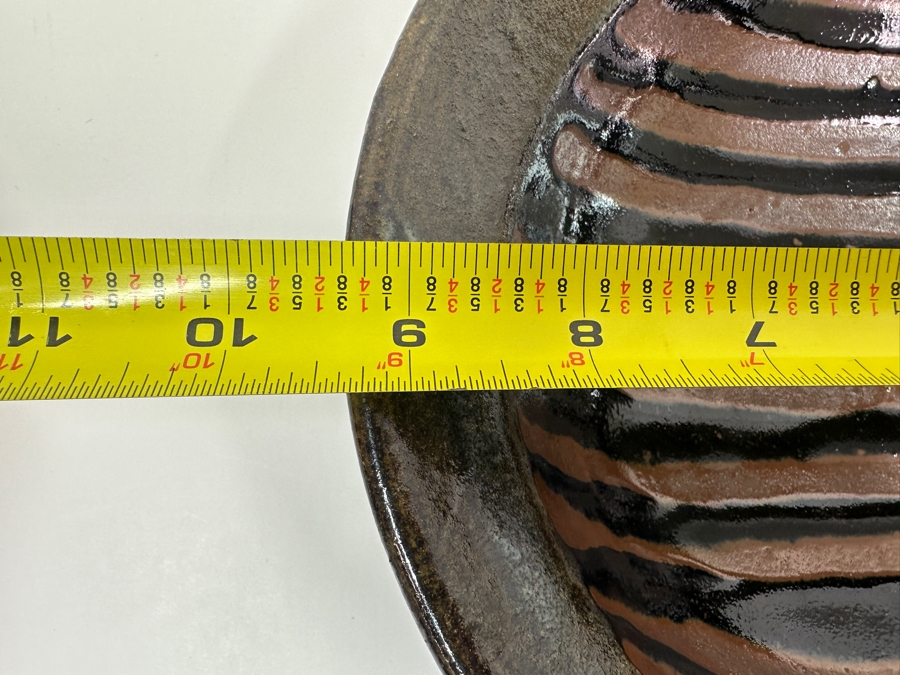 Shoji Hamada (1894-1978, Japanese) Original Studio Pottery Bowl Vintage 1955 9.25'W X 3'H - Started The Mingei (Folk-Art) Movement In Japan - Declared A 'Living National Treasure' In 1955 Estimate $2,500-$6,000 [Photo 9]