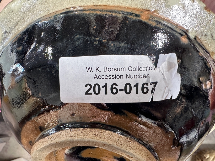 Shoji Hamada (1894-1978, Japanese) Original Studio Pottery Bowl Vintage 1955 9.25'W X 3'H - Started The Mingei (Folk-Art) Movement In Japan - Declared A 'Living National Treasure' In 1955 Estimate $2,500-$6,000 [Photo 14]