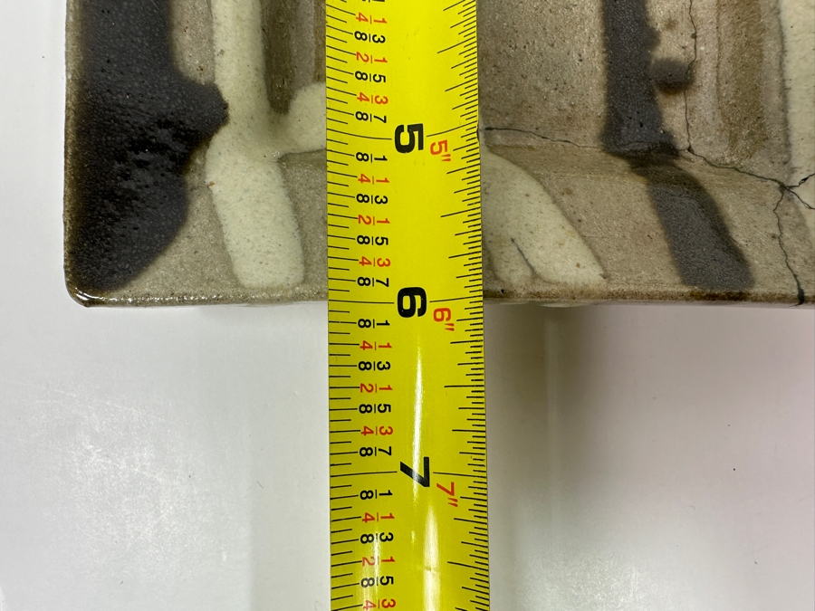 Atsuya Hamada (1932-1986, Japanese) Repaired Original Studio Pottery Small Dish Vintage 1972 6'W X 6'H - Son Of Shoji Hamada - Estimate $40-$80 [Photo 10]