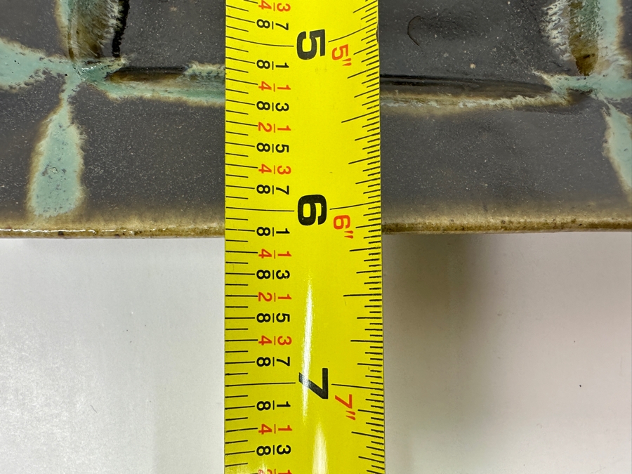 Atsuya Hamada (1932-1986, Japanese) Repaired Original Studio Pottery Small Dish Vintage 1972 6'W X 6'H - Son Of Shoji Hamada - Estimate $80-$200 [Photo 9]