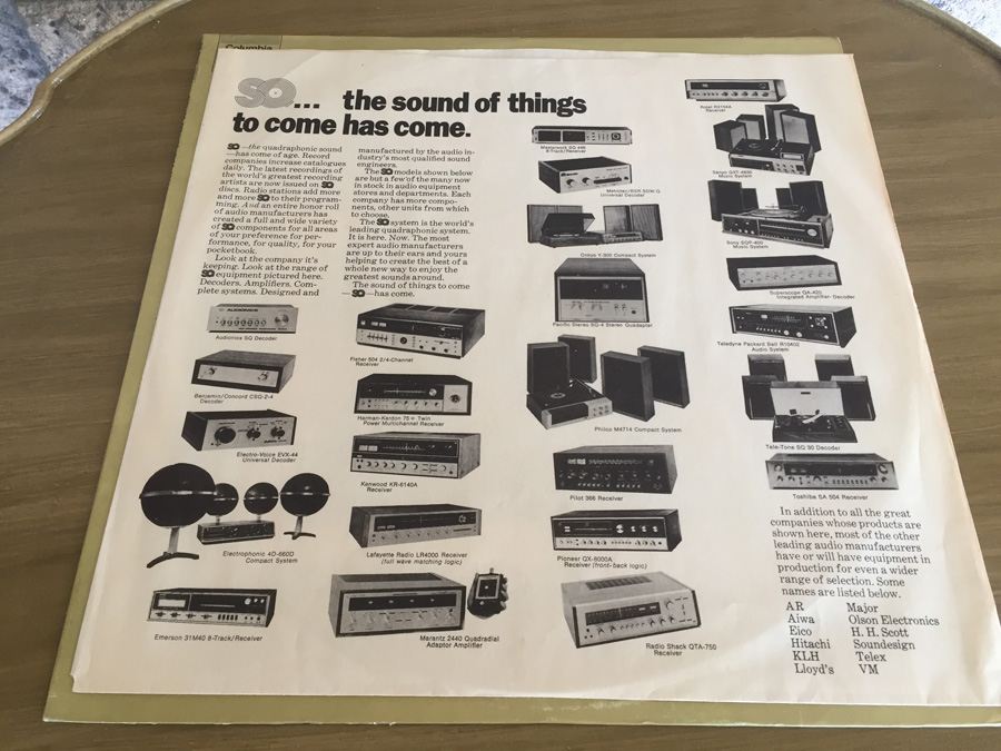 Richard Strauss - Bernstein / New York Philharmonic ‎- Also Sprach Zarathustra - Columbia Quadraphonic ‎– MQ 30443 [Photo 3]