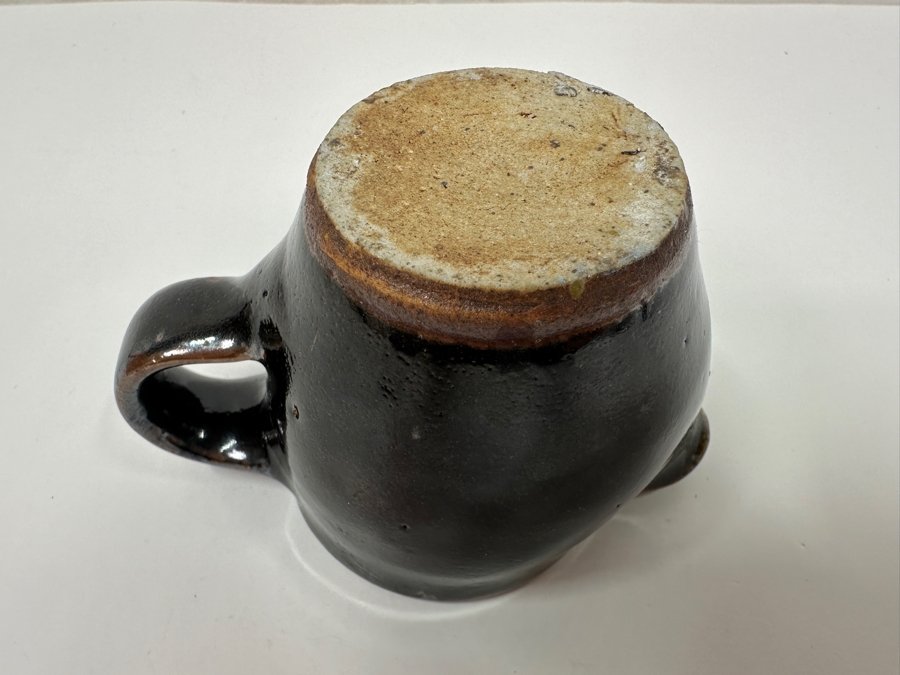 Atsuya Hamada (1932-1986, Japanese) Original Studio Pottery Cup With Spout Vintage 1964 2.5'H - Son Of Shoji Hamada - Estimate $150-$350 [Photo 11]