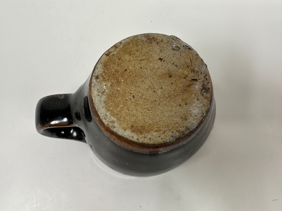 Atsuya Hamada (1932-1986, Japanese) Original Studio Pottery Cup With Spout Vintage 1964 2.5'H - Son Of Shoji Hamada - Estimate $150-$350 [Photo 12]