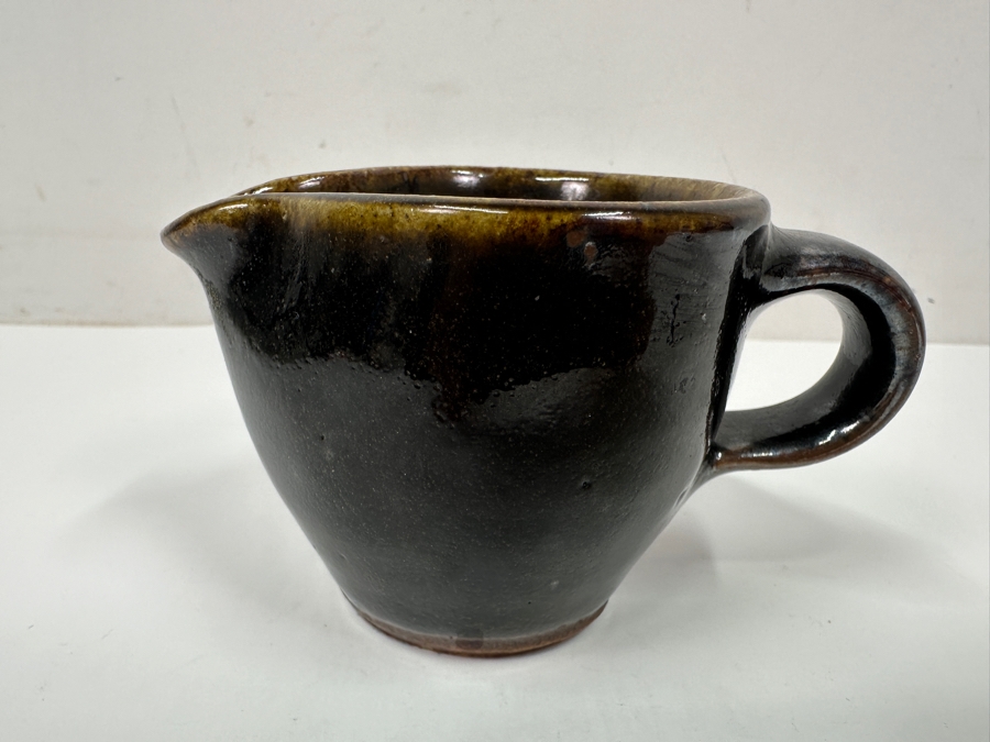 Atsuya Hamada (1932-1986, Japanese) Original Studio Pottery Cup With Spout Vintage 1964 2.5'H - Son Of Shoji Hamada - Estimate $150-$350 [Photo 10]