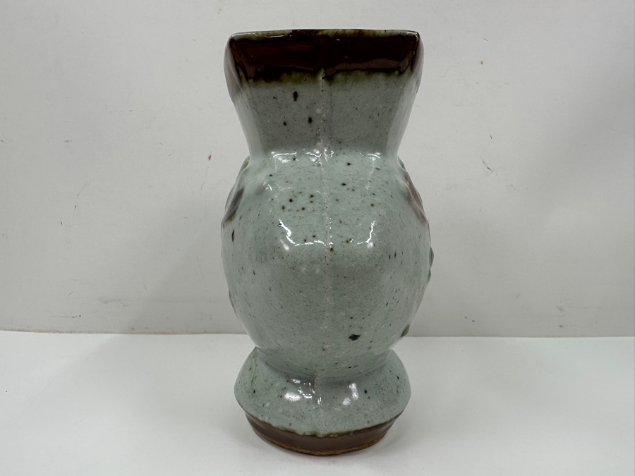 Kawai Kanjiro (1890-1966, Japanese) Original Studio Pottery Vase Vintage 1964 7'W X 5'D X 8.25'H - Key Figure In The Mingei (Folk-Art) Studio Pottery Movement Estimate $1,000-$3,000 [Photo 8]
