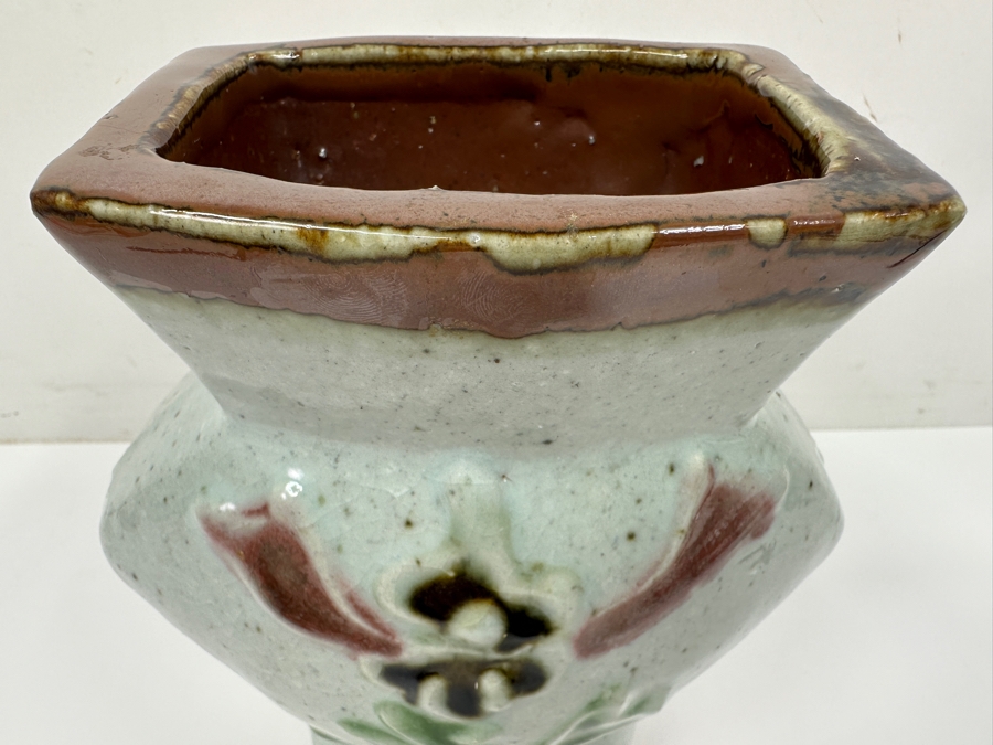 Kawai Kanjiro (1890-1966, Japanese) Original Studio Pottery Vase Vintage 1964 7'W X 5'D X 8.25'H - Key Figure In The Mingei (Folk-Art) Studio Pottery Movement Estimate $1,000-$3,000 [Photo 2]