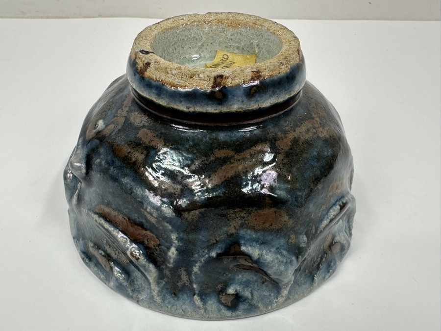 Kawai Kanjiro (1890-1966, Japanese) Original Studio Pottery Tea Bowl Chawan Vintage 1955 5.75'W X 3'H - Key Figure In The Mingei (Folk-Art) Studio Pottery Movement Estimate $1,500-$4,500 [Photo 5]