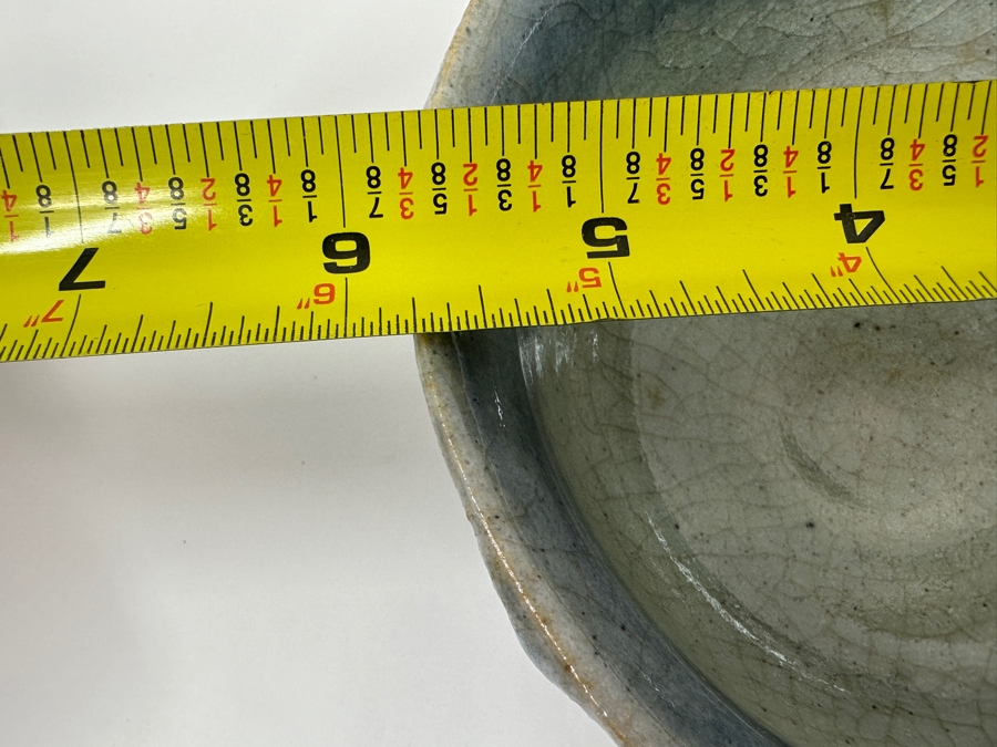 Kawai Kanjiro (1890-1966, Japanese) Original Studio Pottery Tea Bowl Chawan Vintage 1955 5.75'W X 3'H - Key Figure In The Mingei (Folk-Art) Studio Pottery Movement Estimate $1,500-$4,500 [Photo 9]