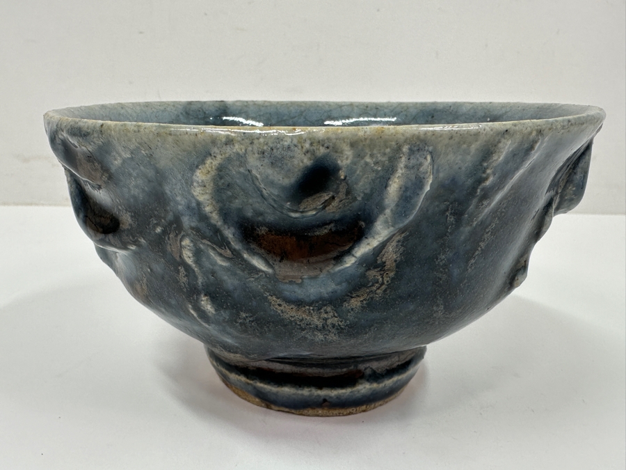 Kawai Kanjiro (1890-1966, Japanese) Original Studio Pottery Tea Bowl Chawan Vintage 1955 5.75'W X 3'H - Key Figure In The Mingei (Folk-Art) Studio Pottery Movement Estimate $1,500-$4,500 [Photo 3]