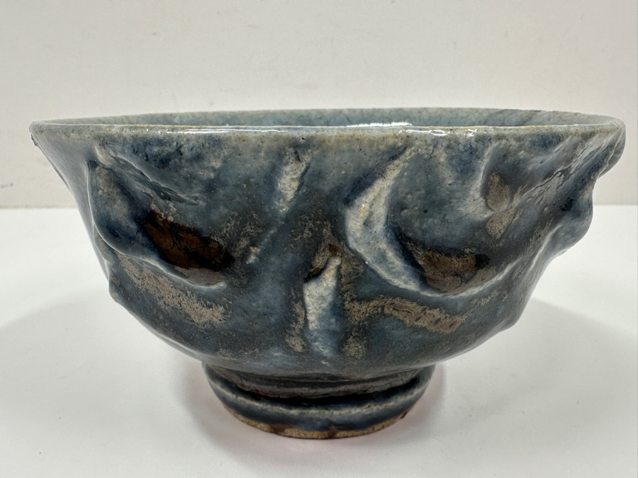 Kawai Kanjiro (1890-1966, Japanese) Original Studio Pottery Tea Bowl Chawan Vintage 1955 5.75'W X 3'H - Key Figure In The Mingei (Folk-Art) Studio Pottery Movement Estimate $1,500-$4,500 [Photo 2]