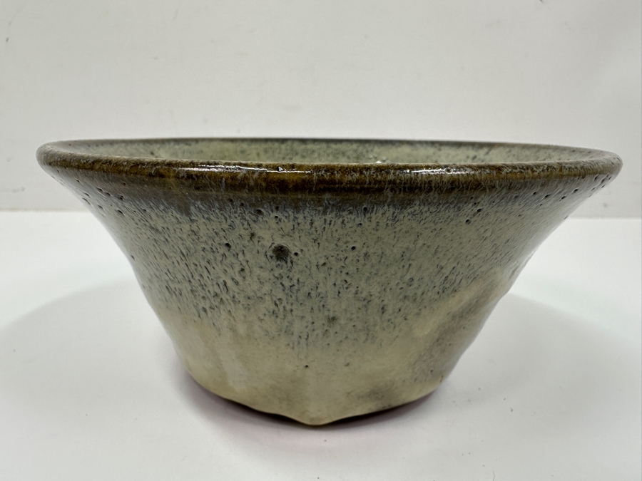 Atsuya Hamada (1932-1986, Japanese) Original Studio Pottery Bowl Vintage 1964 5.75'W X 2.5'H - Son Of Shoji Hamada - Estimate $600-$900 [Photo 2]