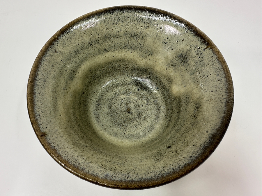 Atsuya Hamada (1932-1986, Japanese) Original Studio Pottery Bowl Vintage 1964 5.75'W X 2.5'H - Son Of Shoji Hamada - Estimate $600-$900 [Photo 3]
