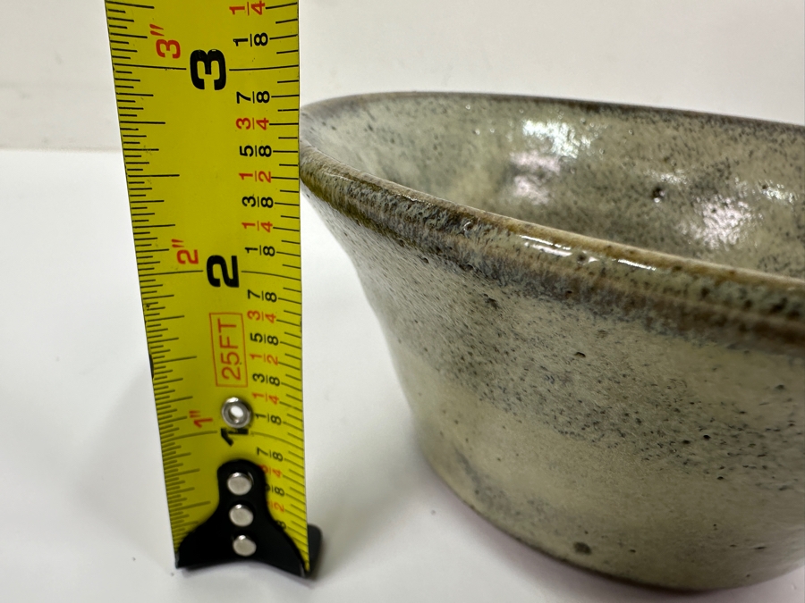Atsuya Hamada (1932-1986, Japanese) Original Studio Pottery Bowl Vintage 1964 5.75'W X 2.5'H - Son Of Shoji Hamada - Estimate $600-$900 [Photo 8]