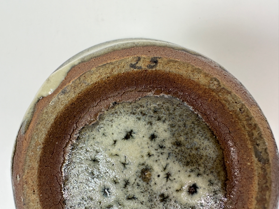 Atsuya Hamada (1932-1986, Japanese) Original Studio Pottery Bowl Vintage 1964 5.75'W X 2.5'H - Son Of Shoji Hamada - Estimate $600-$900 [Photo 6]