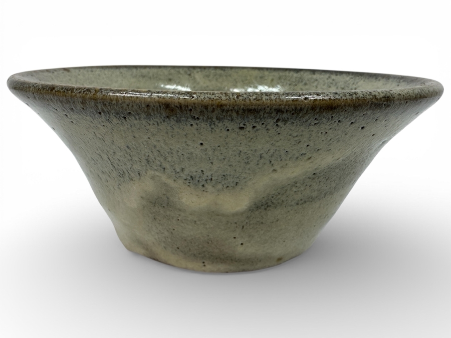 Atsuya Hamada (1932-1986, Japanese) Original Studio Pottery Bowl Vintage 1964 5.75'W X 2.5'H - Son Of Shoji Hamada - Estimate $600-$900