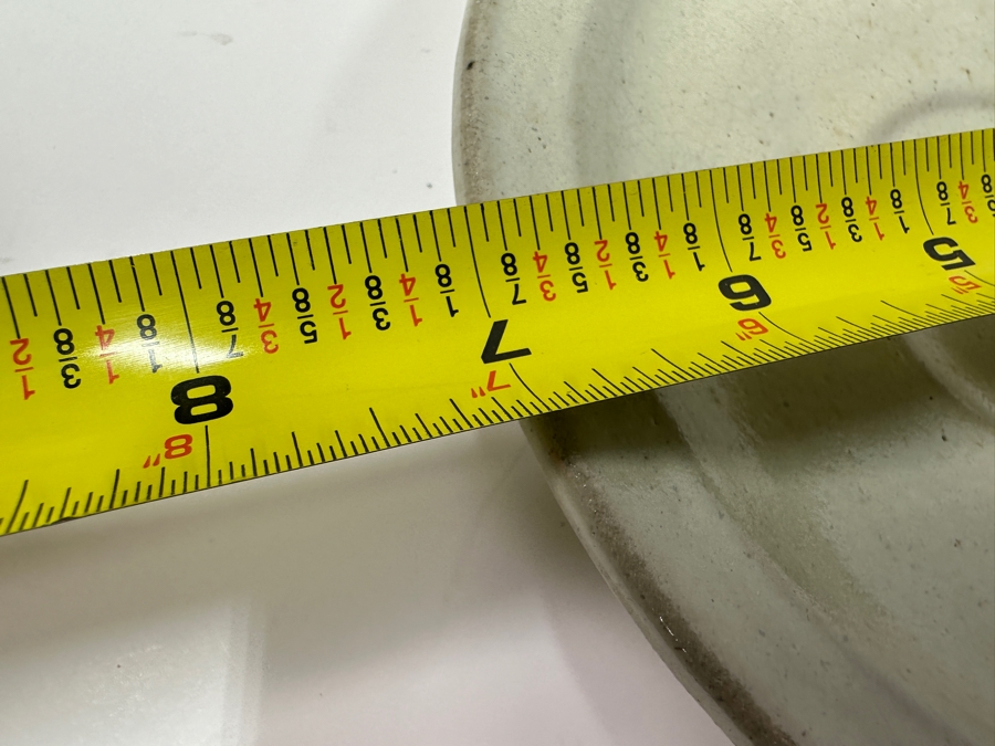 Atsuya Hamada (1932-1986, Japanese) Original Studio Pottery Pair Of 2.75' Cups And 7' Saucers Vintage 1972 - Son Of Shoji Hamada - Estimate $450-$1,100 [Photo 8]