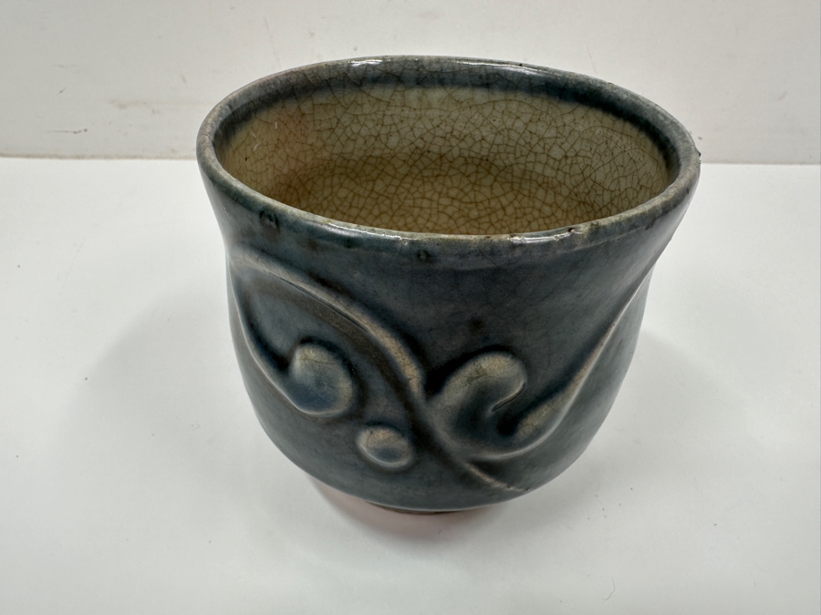 Kawai Kanjiro (1890-1966, Japanese) Original Studio Pottery Tea Bowl Chawan Vintage 1955 4.5'W X 4'H - Key Figure In The Mingei (Folk-Art) Studio Pottery Movement Estimate $1,500-$4,500 [Photo 6]