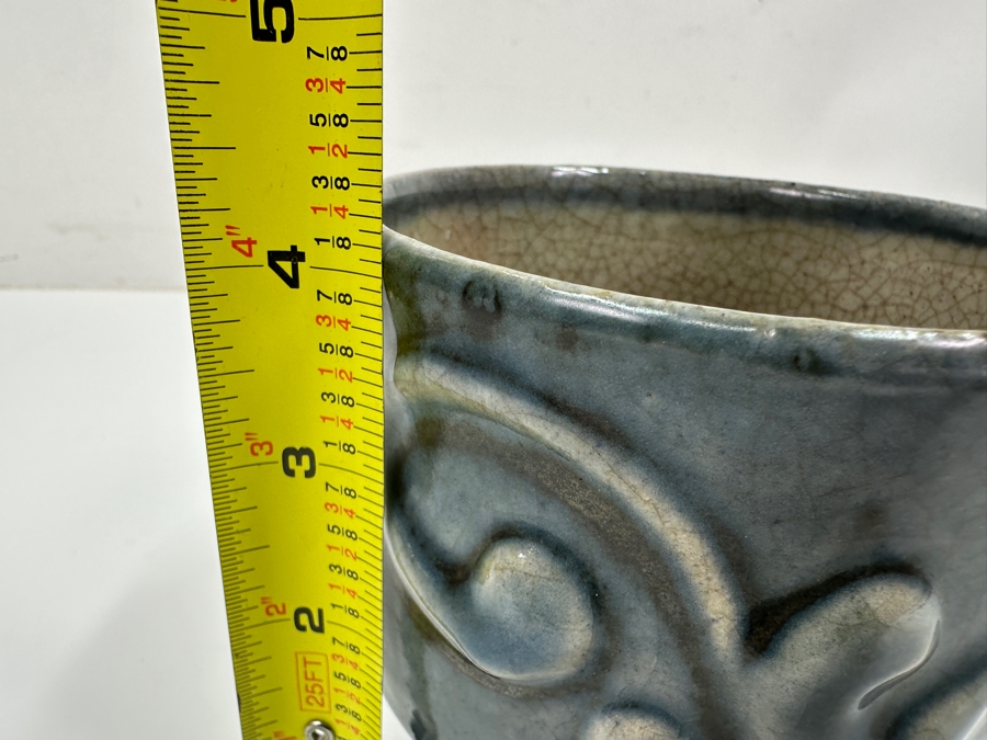 Kawai Kanjiro (1890-1966, Japanese) Original Studio Pottery Tea Bowl Chawan Vintage 1955 4.5'W X 4'H - Key Figure In The Mingei (Folk-Art) Studio Pottery Movement Estimate $1,500-$4,500 [Photo 11]