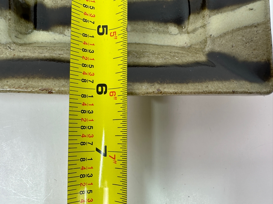 Atsuya Hamada (1932-1986, Japanese) Repaired Original Studio Pottery Small Dish Vintage 1972 6'W X 6'H - Son Of Shoji Hamada - Estimate $80-$200 [Photo 6]