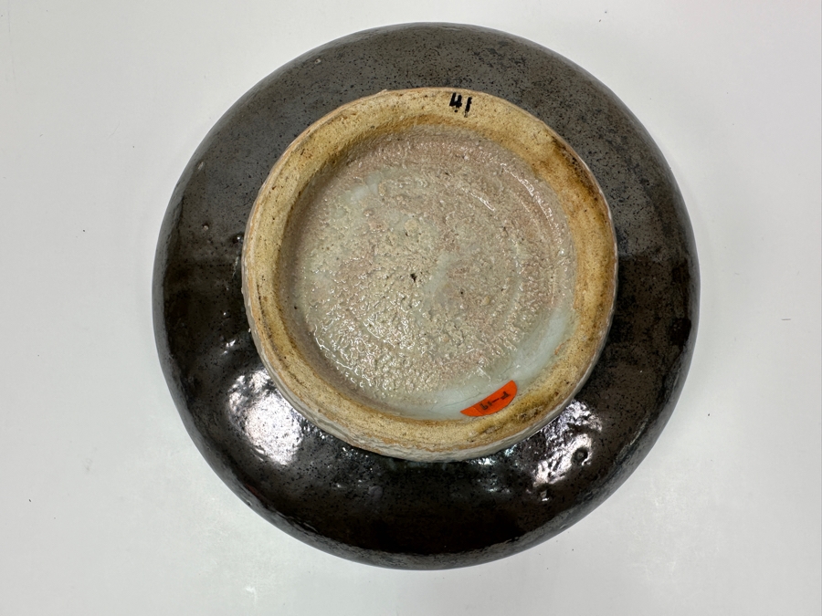Kawai Kanjiro (1890-1966, Japanese) Original Studio Pottery Bowl Vintage 1955 8.5'W X 3.5'H - Key Figure In The Mingei (Folk-Art) Studio Pottery Movement Estimate $1,000-$3,000 [Photo 8]