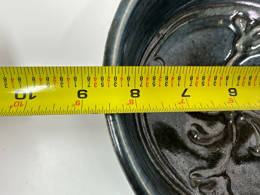 Kawai Kanjiro (1890-1966, Japanese) Original Studio Pottery Bowl Vintage 1955 8.5'W X 3.5'H - Key Figure In The Mingei (Folk-Art) Studio Pottery Movement Estimate $1,000-$3,000 [Photo 9]