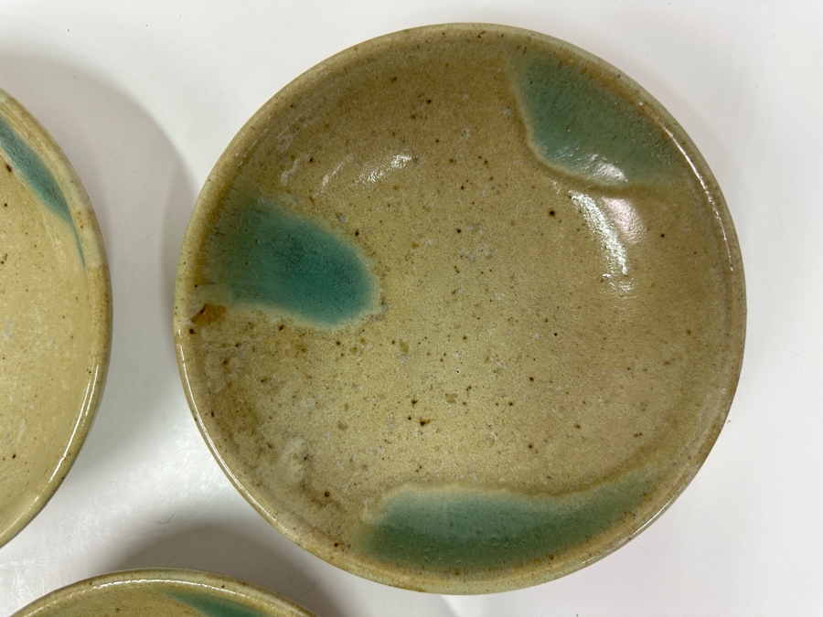 Atsuya Hamada (1932-1986, Japanese) Original Studio Pottery (3) Dishes Vintage 1972 6.25'W - Son Of Shoji Hamada - Estimate $250-$600 [Photo 2]