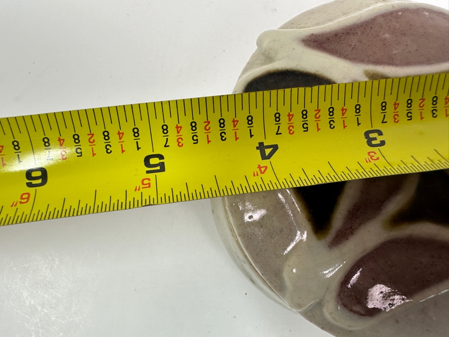 Kawai Kanjiro (1890-1966, Japanese) Original Studio Pottery Covered Incense Box Vintage 1955 4.5'W X 2.5'H - Key Figure In The Mingei (Folk-Art) Studio Pottery Movement Estimate $1,200-$2,500 [Photo 8]