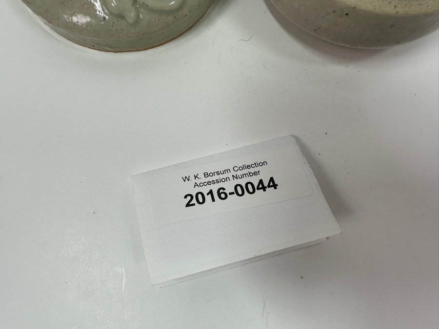 Kawai Kanjiro (1890-1966, Japanese) Original Studio Pottery Covered Incense Box Vintage 1955 4.5'W X 2.5'H - Key Figure In The Mingei (Folk-Art) Studio Pottery Movement Estimate $1,200-$2,500 [Photo 10]