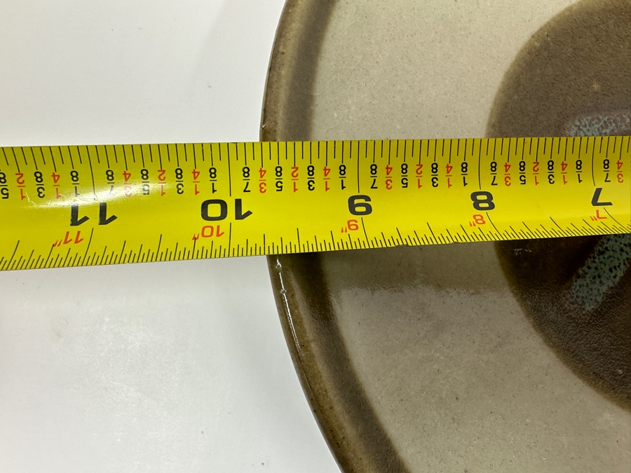 Genuine Folkcraft Of Japan From The Masiko Kiln Plate With Label On Backside Of Plate 9.5'W X 1.2'H [Photo 7]