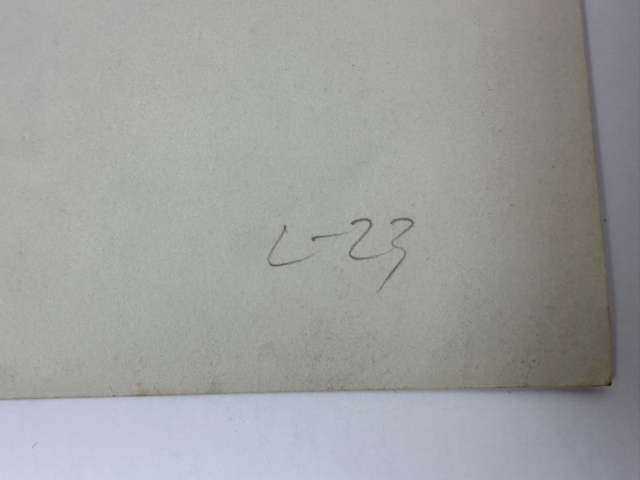 Hand Signed 7 X 10 B&W Photograph Of Shoji Hamada (1894-1978, Japanese) Started The Mingei (Folk-Art) Movement In Japan - Declared A 'Living National Treasure' In 1955 [Photo 11]