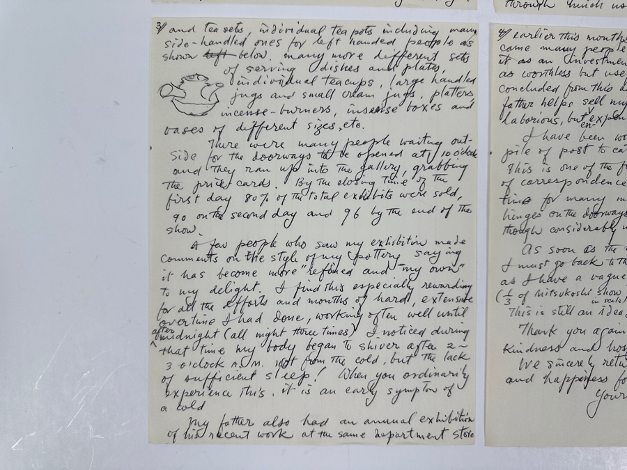 Vintage 1973 Long Handwritten Signed Letter From Atsuya Hamada To Client [Photo 4]