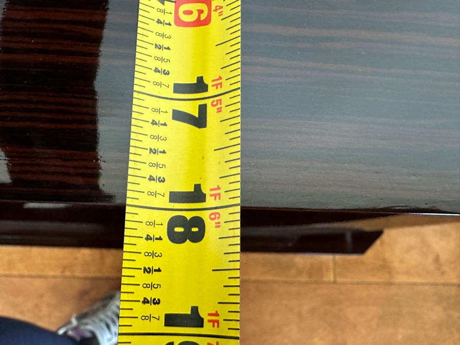 Art Deco Console Table in Dark Finish 84'W x 18'D x 31'H [Photo 12]