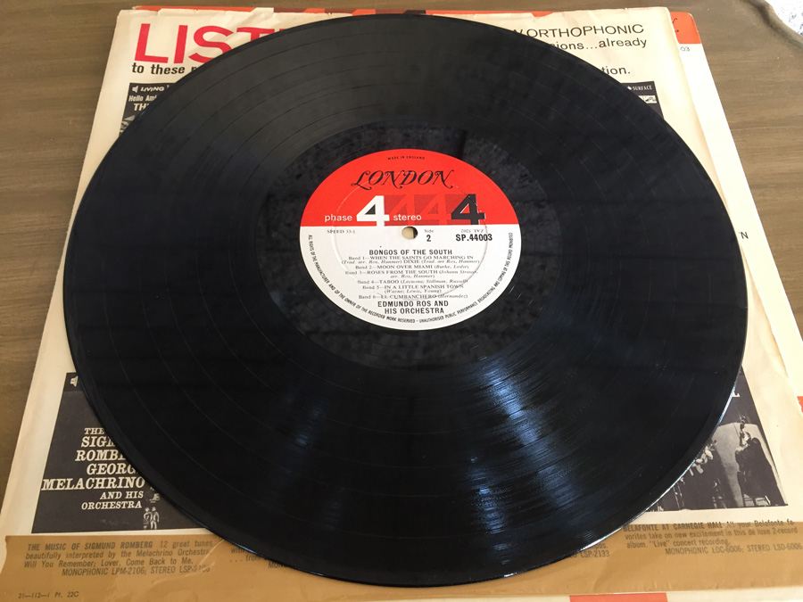 Edmundo Ros And His Orchestra - Bongos From The South - London Records ‎- SP 44003 - Phase 4 Stereo [Photo 7]