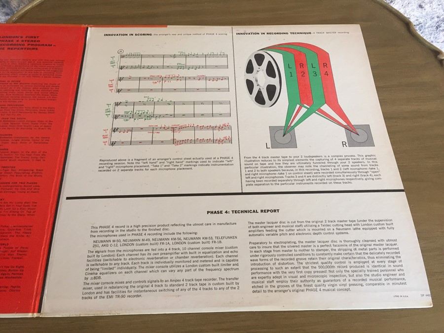 Edmundo Ros And His Orchestra - Bongos From The South - London Records ‎- SP 44003 - Phase 4 Stereo [Photo 4]