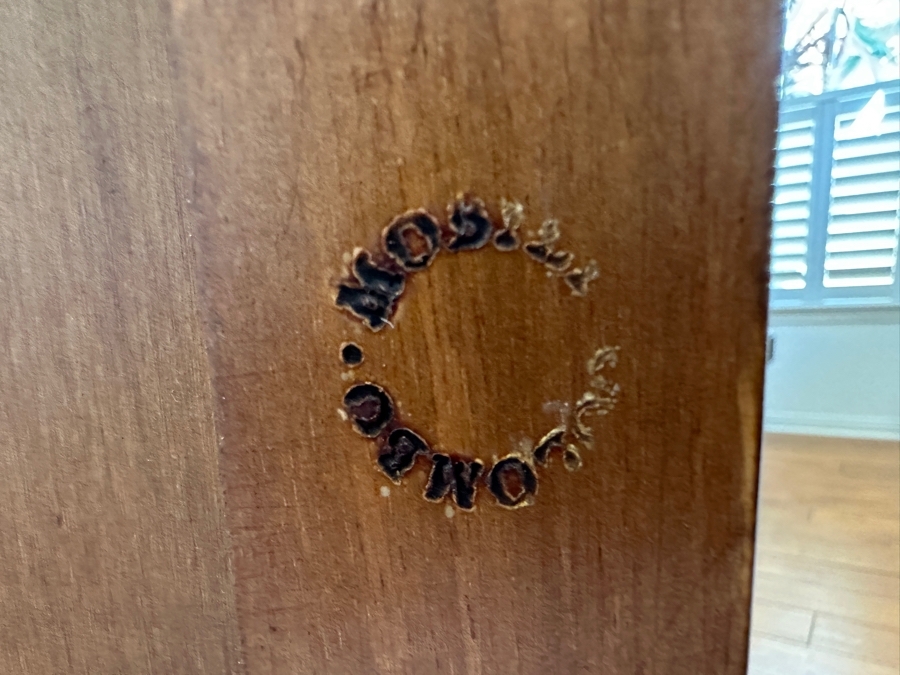 Colombo Mobili Biedermeier Style Chest of Drawers Plume Walnut, Palisanderwood, Geometric Inlays, Bronze mountings 43.25'W  x 19.75'D x 33.5'H Retails At Baker Furniture Laguna Niguel For $7,000 [Photo 9]