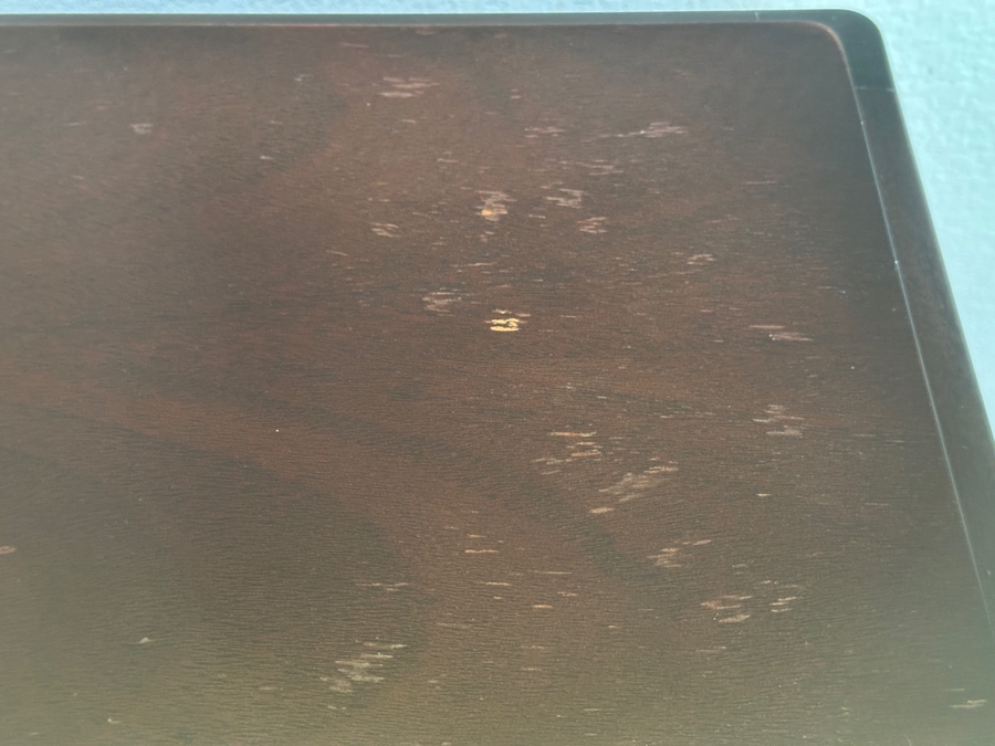 Barbara Barry for Baker Dark Wood Accent Table With Drawer And Shelf 17'W x 12'D x 26'H [Photo 5]