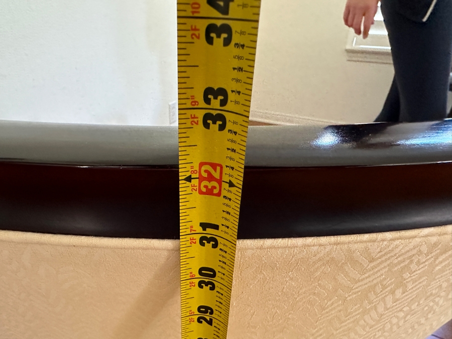 Barbara Barry for Baker Wood Framed Armchair With Tapered Legs And Textured Upholstery 28'W x 34'D x 32'H [Photo 11]