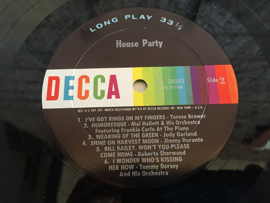 House Party - Decca - DL 38242 [Photo 6]