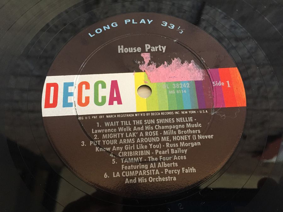 House Party - Decca - DL 38242 [Photo 4]