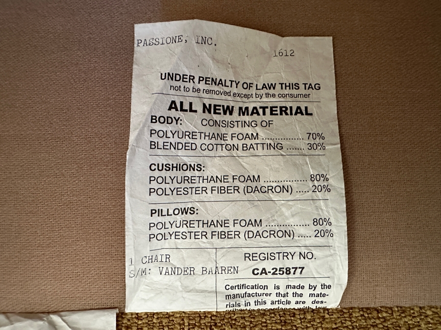 Pair of Passione Armchairs And Ottomans With Decorative Elephant Pillows 42'W x 41'D x 32'H [Photo 8]