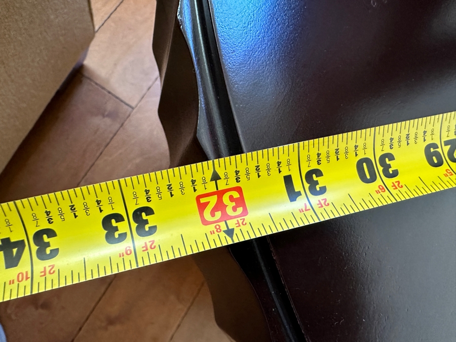 Barbara Barry for Baker Fluted-Edge Round Entry Table In A Dark Java Mahogany Finish 32'W x 24'H [Photo 7]